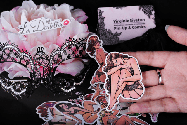 Sticker en dentelle