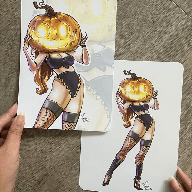 Impression les Monstres en Pin-up A5